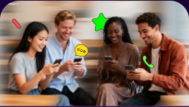 Verified LivU users chatting — every account verified before it can match