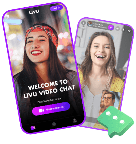 1-on-1 chat interface on LivU app.